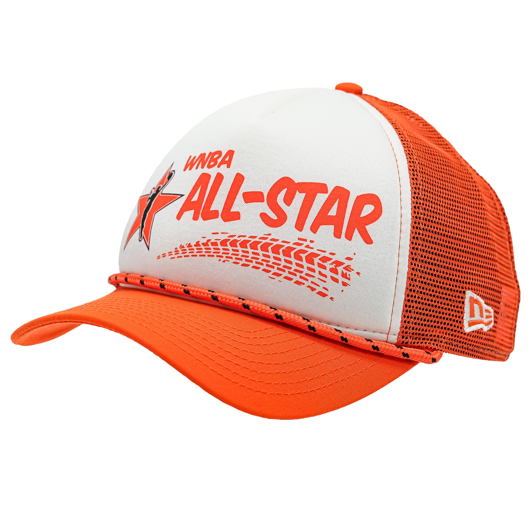 Adult WNBA All-Star 2025 INDY 9Forty Rally Drive Hat in White by New Era