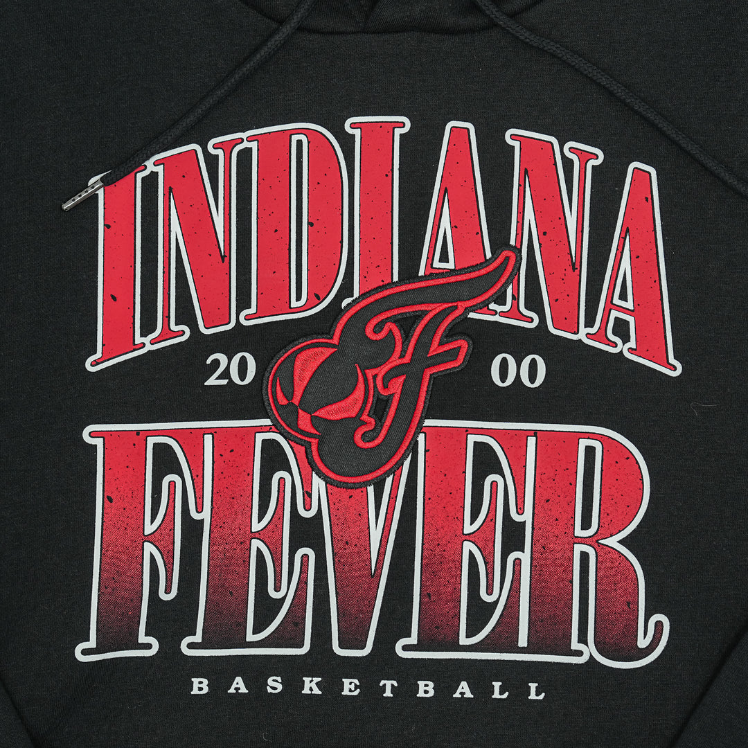 Adult Indiana Fever Stranger Things High Point Hooded Sweatshirt in Black by Fever Team Store