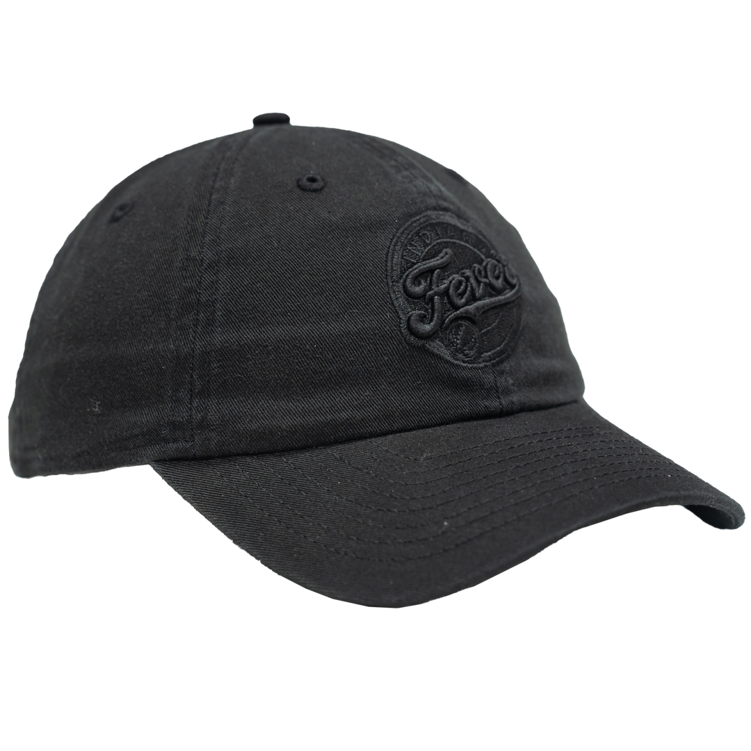 Adult Indiana Fever Primary Logo Tonal 9Twenty Hat in Black by New Era