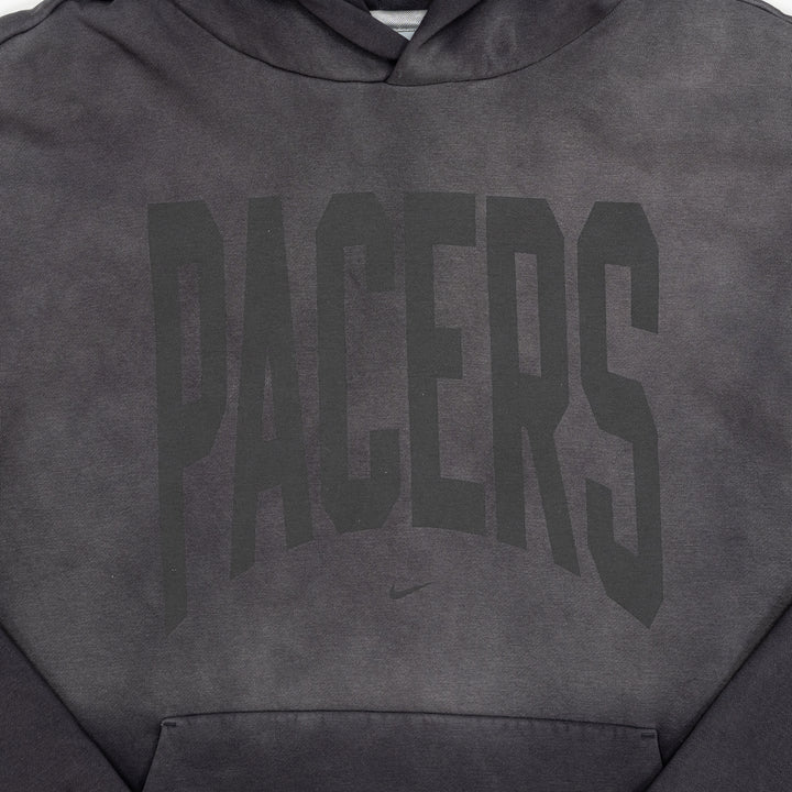 Adult Indiana Pacers 26-27' Team Travel Washed Hooded Sweatshirt in Charcoal by Nike