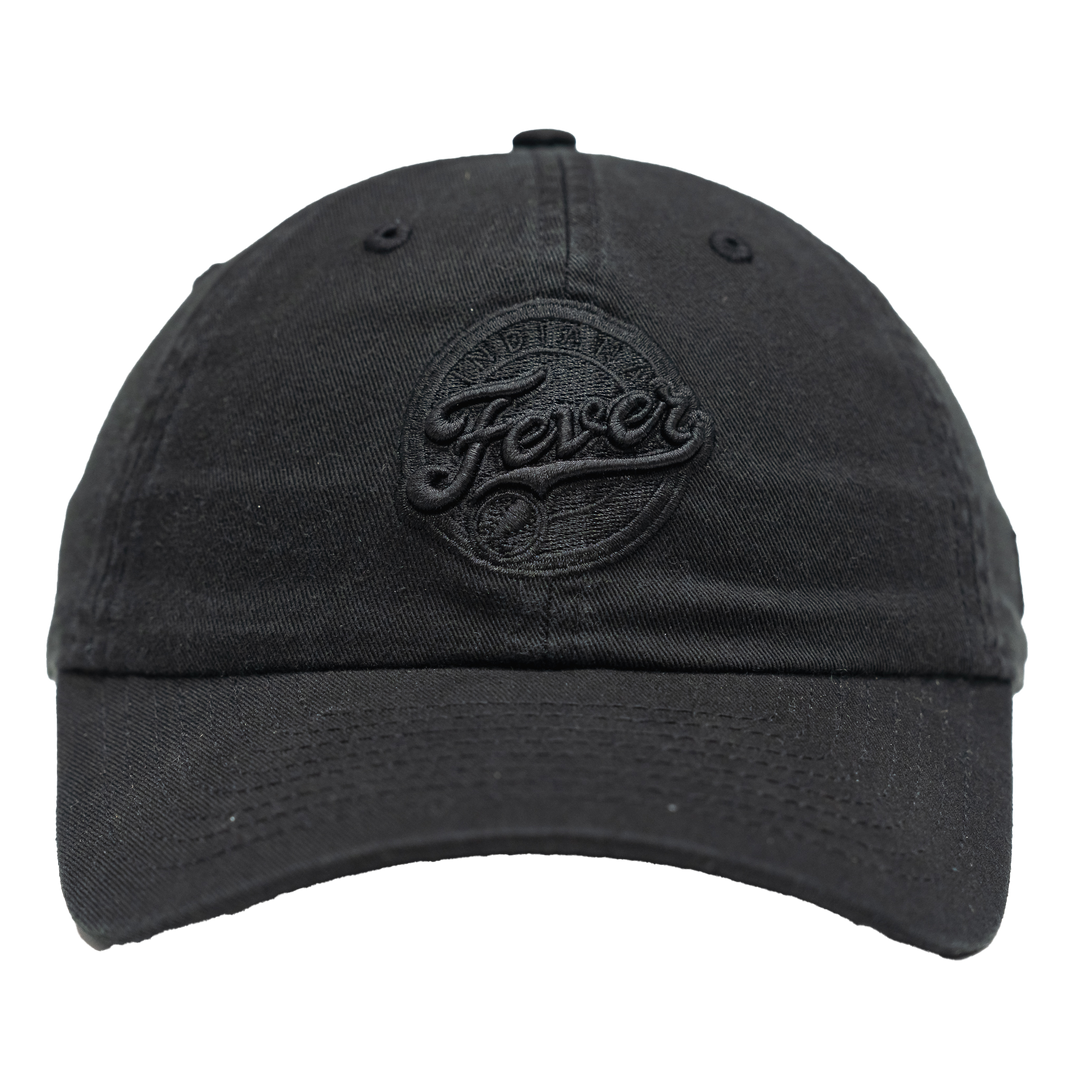 Adult Indiana Fever Primary Logo Tonal 9Twenty Hat in Black by New Era