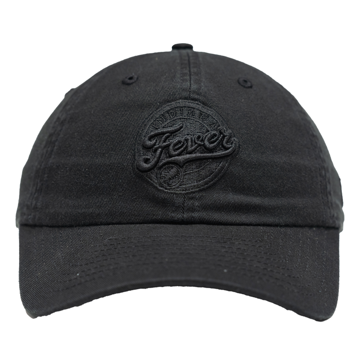 Adult Indiana Fever Primary Logo Tonal 9Twenty Hat in Black by New Era