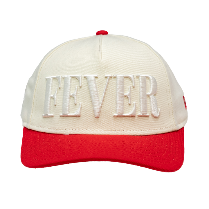 Women's Indiana Fever Two-Tone Tonal 9Forty Hat in Natural by New Era