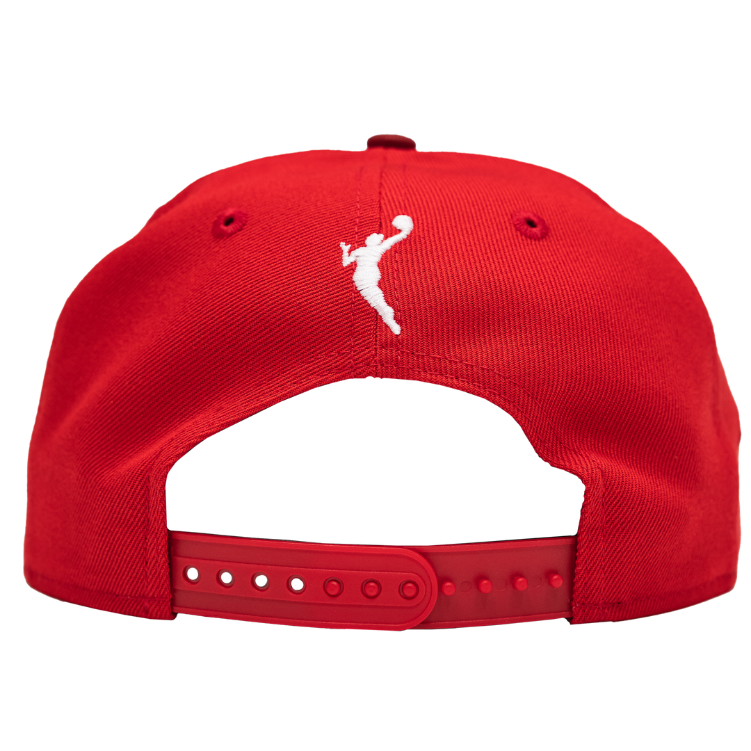 Adult Indiana Fever Rebel 9Fifty Hat in Red by New Era