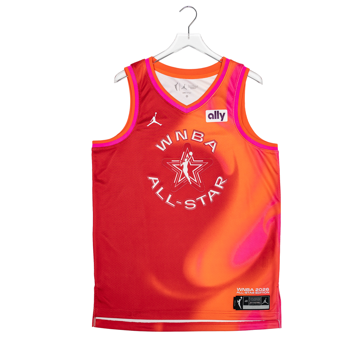 Adult Indiana Fever #0 Kelsey Mitchell 2026 WNBA All-Star Game Jersey in Red by Jordan Brand