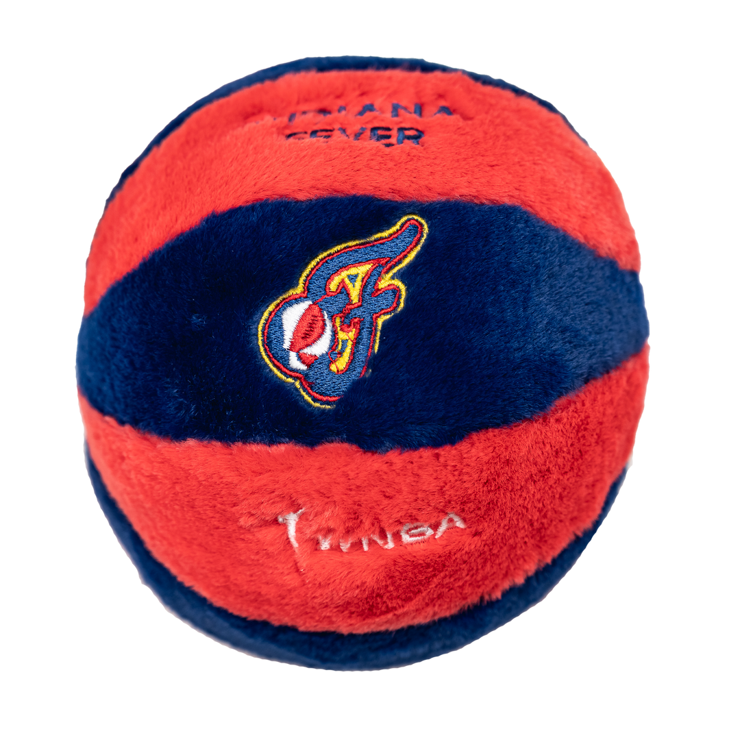 Indiana Fever Mini Plush Basketball in Red by FISLL