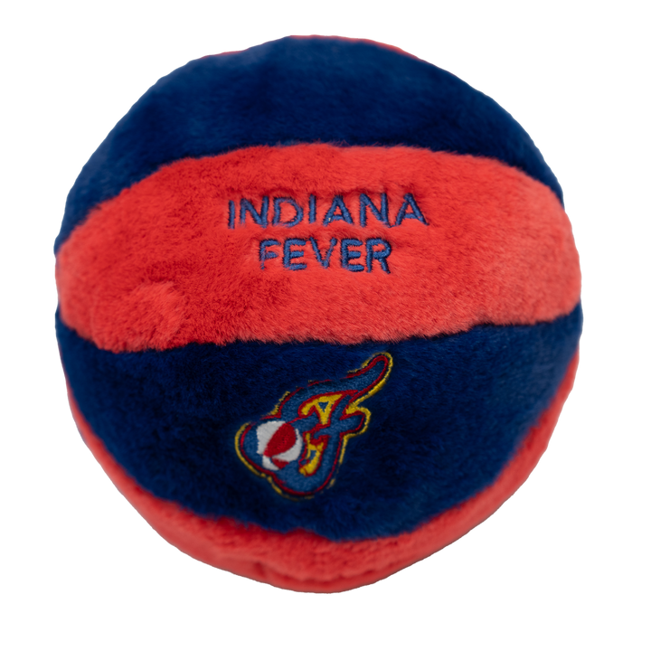 Indiana Fever Mini Plush Basketball in Red by FISLL