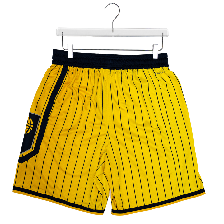 Adult Indiana Pacers 26-27' Statement Swingman Shorts in Gold by Jordan