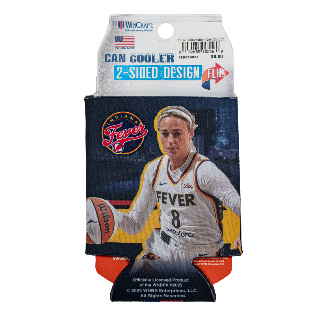 Indiana Fever #8 Sophie Cunningham Can Cooler Koozie in Navy by Wincraft