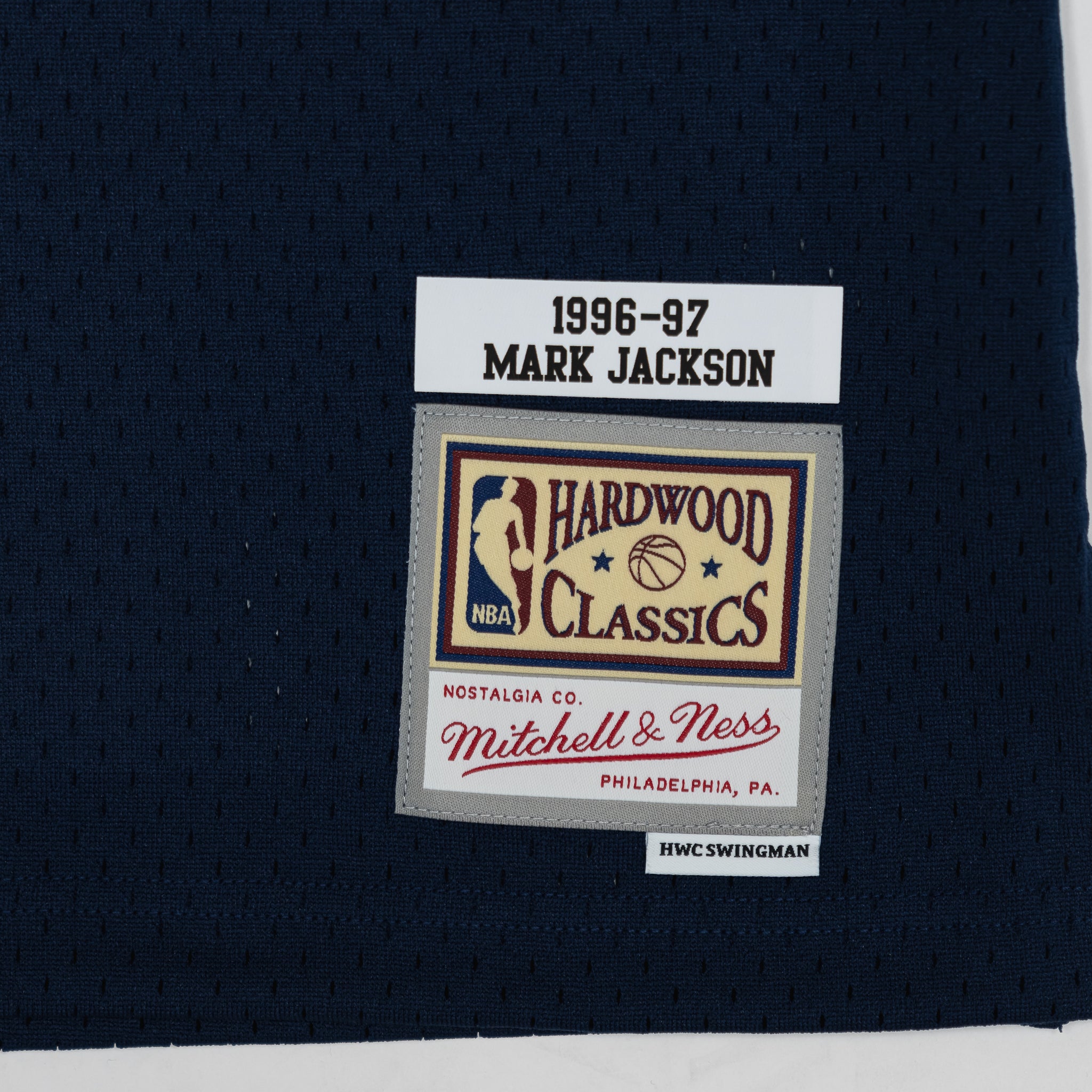 Adult Indiana Pacers #13 Mark Jackson Flo-Jo Hardwood Classic