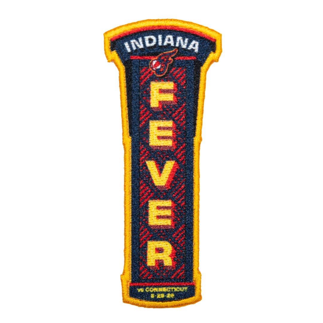 Indiana Fever Collectors Game Patch August 28th in Red by Emblem Source