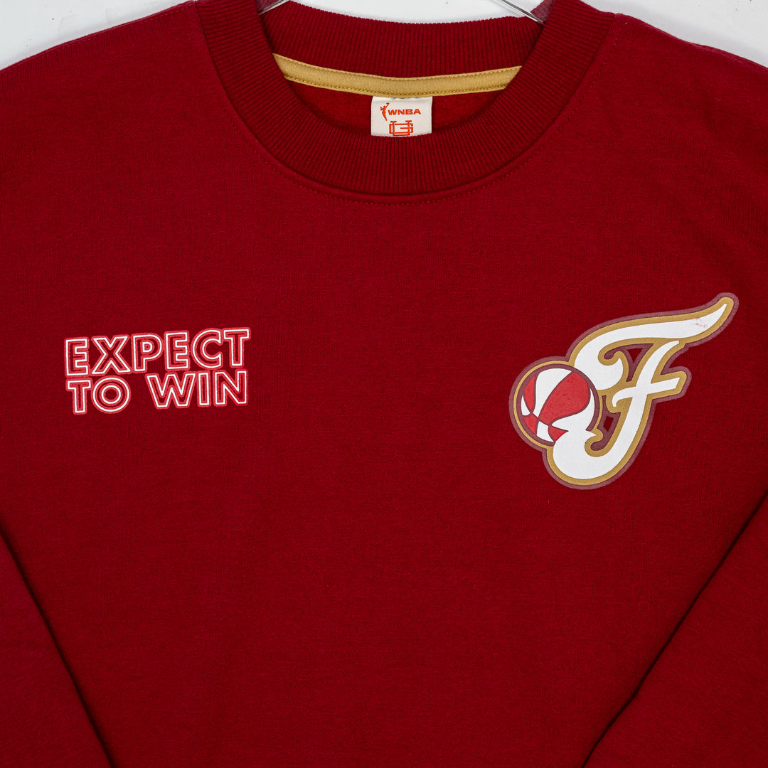 Adult Indiana Fever Shadow Play Crewneck Sweatshirt in Maroon by Fever Team Store