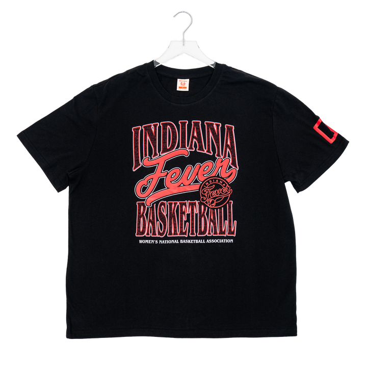 Adult Indiana Fever Stranger Things Shock T-shirt in Black by Fever Team Store