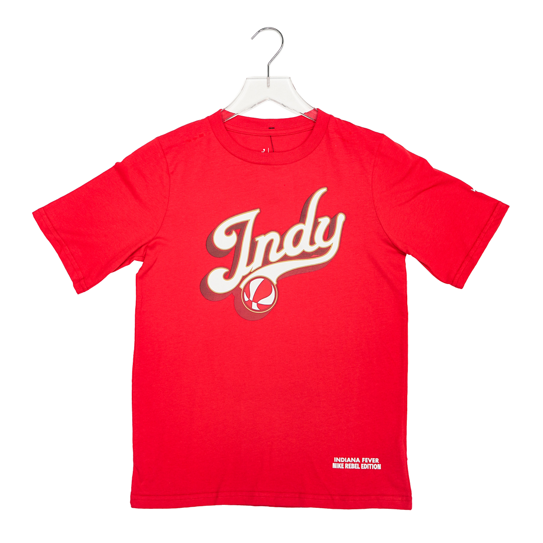 Youth Indiana Fever Rebel T-shirt in Red by Nike