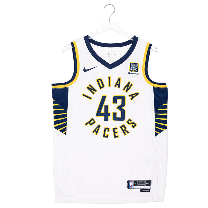 Adult Indiana Pacers #43 Pascal Siakam Association Swingman Jersey in White by Nike