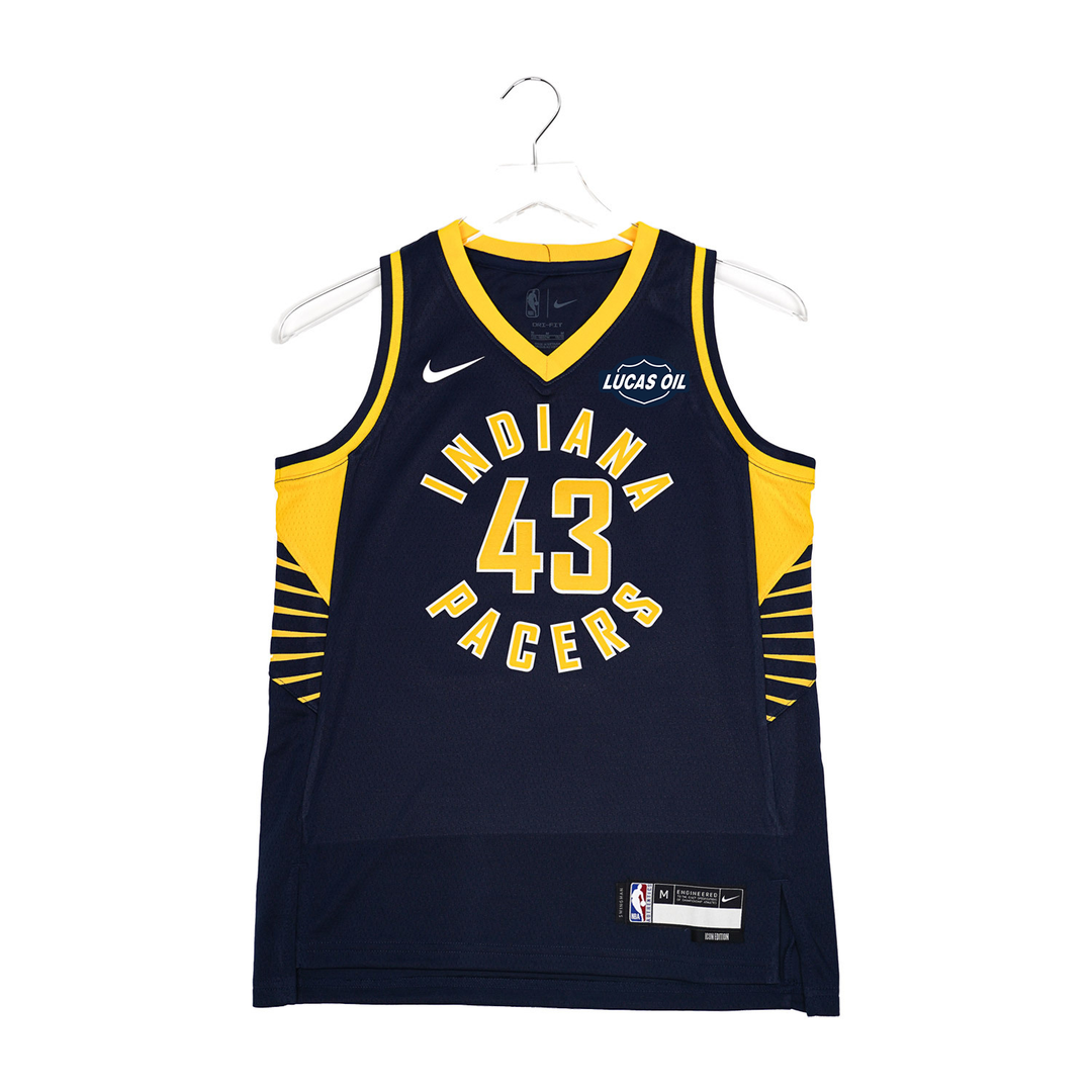 Youth Indiana Pacers #43 Pascal Siakam Icon Swingman Jersey in Navy by Nike