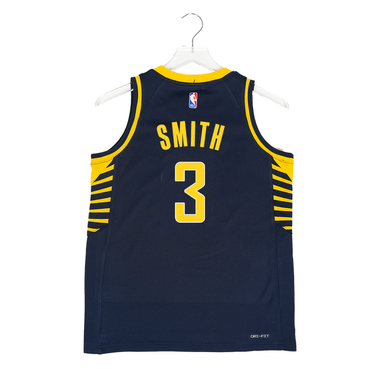 Youth Indiana Pacers #3 Braden Smith Icon Swingman Jersey in Navy by Nike