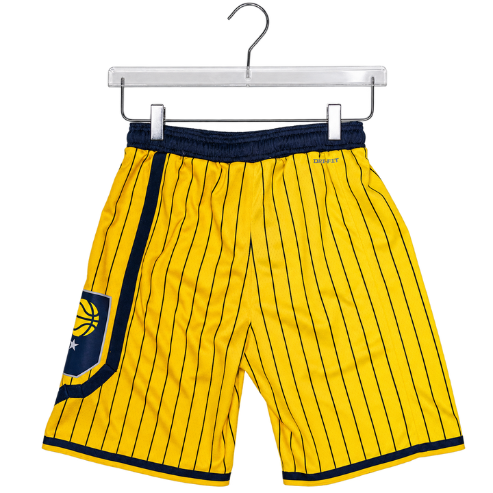 Youth Indiana Pacers 26-27' Statement Swingman Shorts in Gold by Jordan