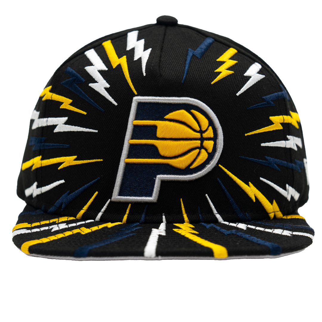 Adult Indiana Pacers Bolt 9FIFTY Hat in Black by New Era