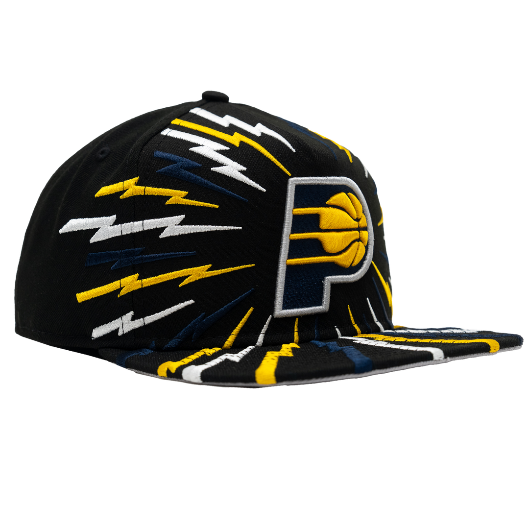 Adult Indiana Pacers Bolt 9FIFTY Hat in Black by New Era