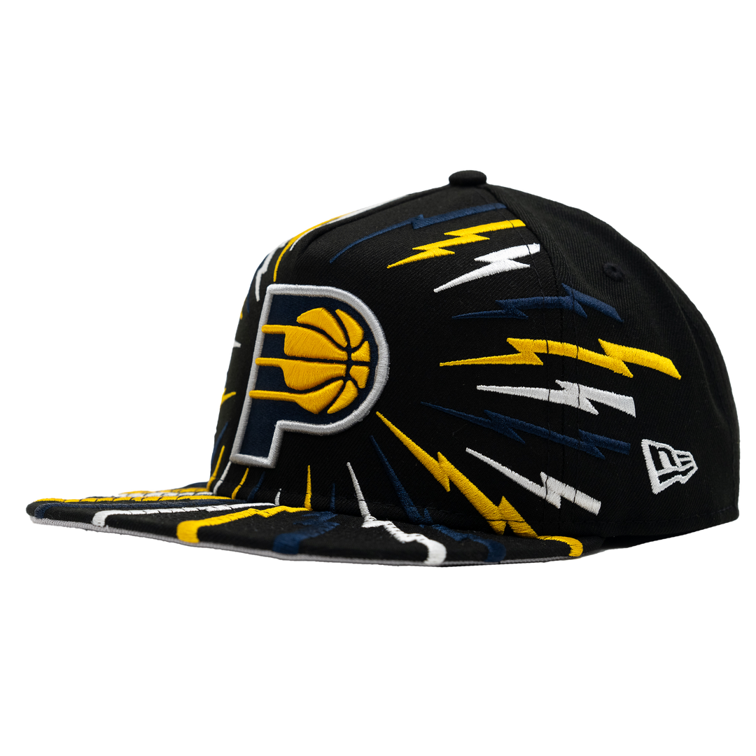 Adult Indiana Pacers Bolt 9FIFTY Hat in Black by New Era