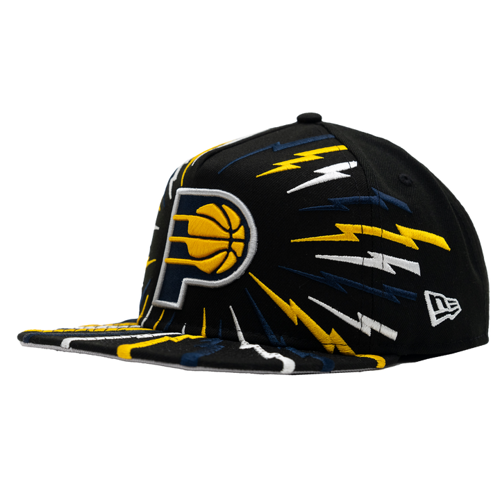 Adult Indiana Pacers Bolt 9FIFTY Hat in Black by New Era