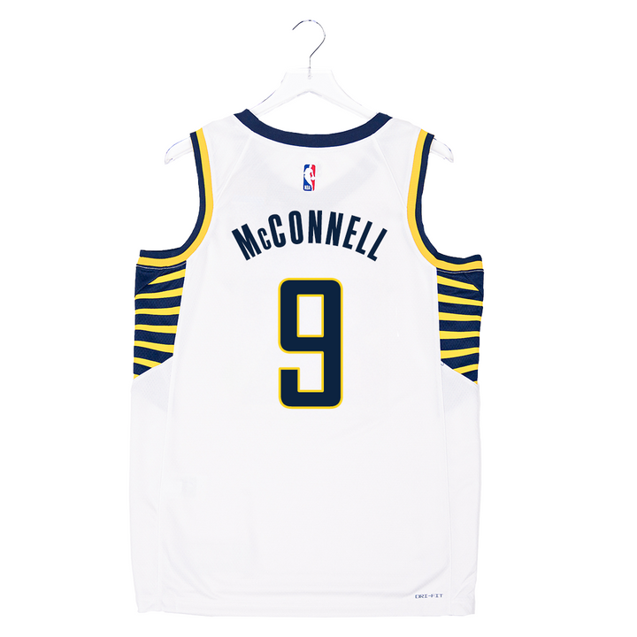 Adult Indiana Pacers #9 T.J. McConnell Association Swingman Jersey in White by Nike