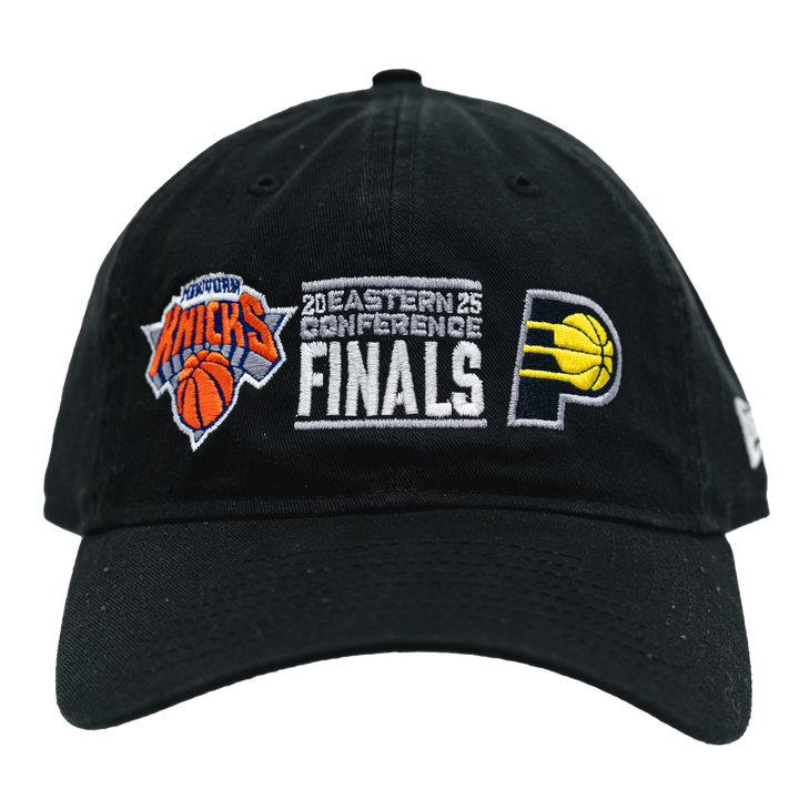Adult Indiana Pacers 2025 Eastern Conference Finals Match-up 9Twenty Hat in Black by New Era