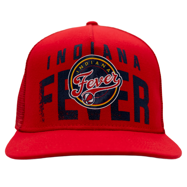 Youth Indiana Fever Logo Fade 9FIFTY Hat in Red by New Era