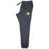 Adult Indiana Pacers Primary Logo Club Fleece Sweatpants in Charcoal by Nike - Left Side View