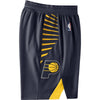 Men's Indiana Pacers Icon Authentic Shorts by Nike in Navy Blue - Side View