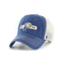 Adult Indiana Pacers Riverbank Trucker Hat by 47' In Blue & White - Angled Left Side View