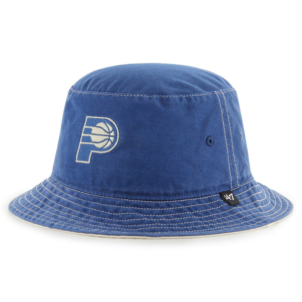 Adult Indiana Pacers Trailhead Bucket Hat in Navy by 47' - Front View