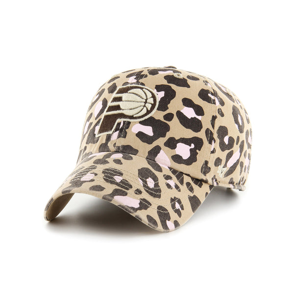 Women's Indiana Pacers Bagheera Clean Up Hat in Tan by 47' - Angled Left Side View