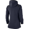 Womens Indiana Pacers Nike Dry Showtime Hooded Fleece in Navy - Back View