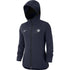 Womens Indiana Pacers Nike Dry Showtime Hooded Fleece in Navy - Front View Hood up