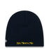 Infant Indiana Pacers New Era Mini Fan Knit Hat in navy - Back View