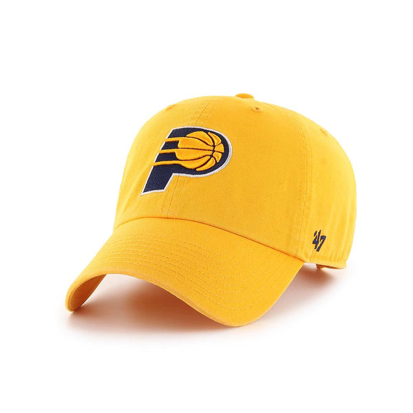 Indiana Pacers Primary Logo Clean Up Hat in Gold by 47' in Gold - Left View
