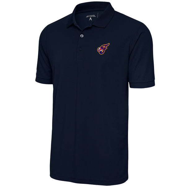 Adult Indiana Fever Legacy Pique Polo by Antigua In Blue - Front View
