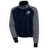 Women's Indiana Pacers Squad Lightweight 1/4 Zip Fleece by Antigua In Blue & White - Front View