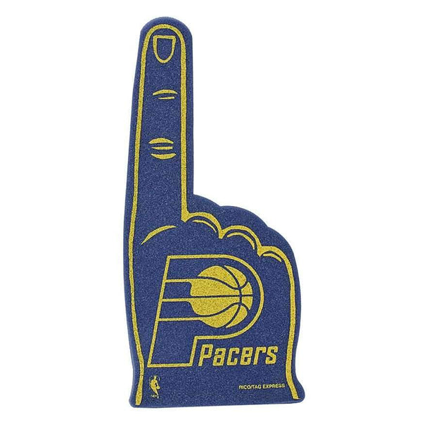 Indiana Pacers #1 Fan Foam Finger in Navy - Back View