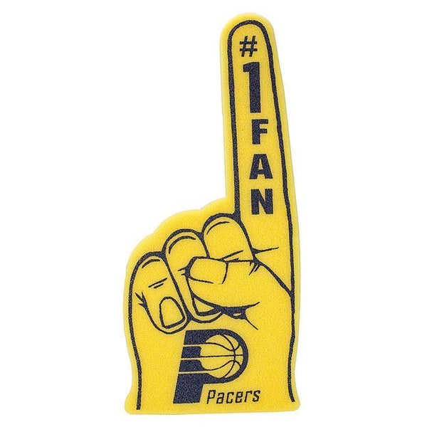 Indiana Pacers #1 Fan Foam Finger in Gold - Front View