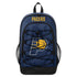 Indiana Pacers Big Logo Bungee Backpack by FOCO In Blue, Black & Gold - Front View
