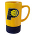 Indiana Pacers Colorblock 15oz Ceramic Mug in Gold by Great American Products - Front View