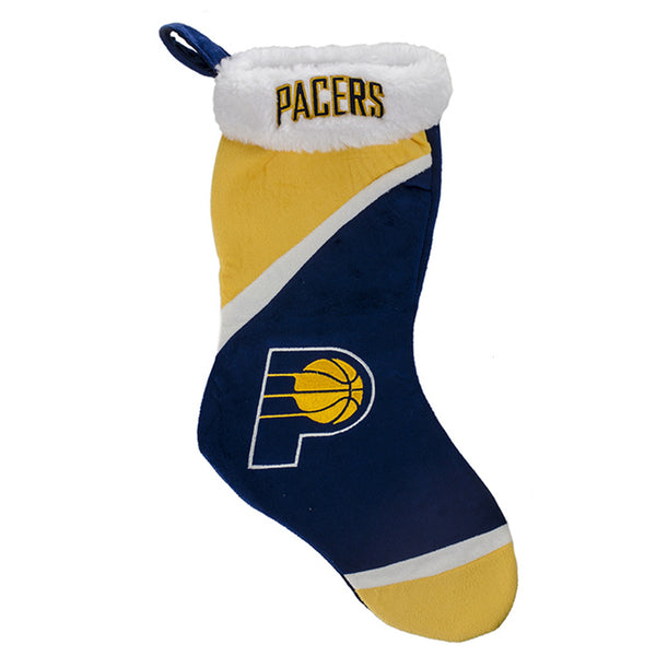 Indiana Pacers Colorblock Stocking in Navy, Gold, and White - Side View