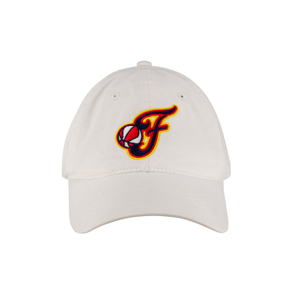 Adult Indiana Fever Essential Slouch Hat by Item of the Game In White - Front View