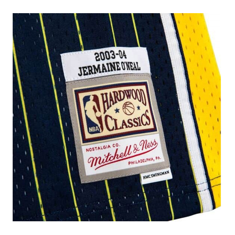 Mitchell & Ness Men's 2003 Indiana Pacers Jermaine O'Neal #7 Navy Hardwood  Classics Swingman Jersey