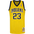 Indiana Pacers Ron Artest Pinstripe Swingman Jersey In Gold & Blue - Front View