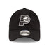 Adult Indiana Pacers Primary Logo Core Classic Tonal 9Twenty Hat in Black by New Era - Front View