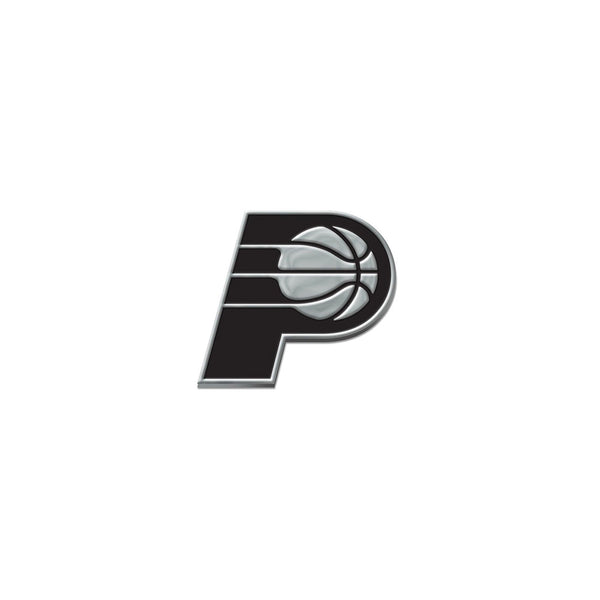 Indiana Pacers Chrome Auto Emblem by Wincraft - Front View